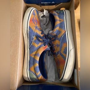 Polo Ralph Lauren canvas sneaker aztec print M size 11